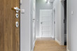 Corridor with wooden floor