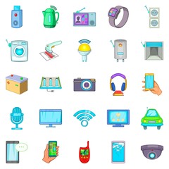 Poster - Fix up icons set, cartoon style