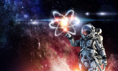 Wall Mural - astronomy as a science. mixed media