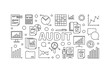 © tentacula - Audit horizontal vector banner or illustration