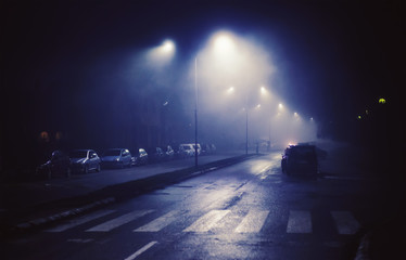 Fog in town