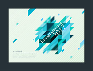 Wall Mural - minimalistic cover design template, creative concept, modern diagonal abstract background