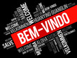 © dizain - Bem-Vindo (Welcome in Portuguese) word cloud in different languages, conceptual background
