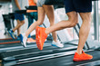 © NDABCREATIVITY - Picture of people running on treadmill in gym