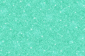 Wall Mural - Turquoise shiny glitter texture