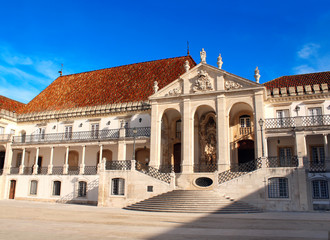 Poster - Entrance of Coimbra University, Portugal