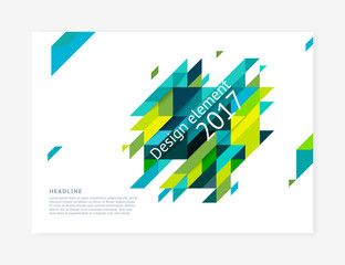 Wall Mural - Minimalistic cover design template, creative concept, modern diagonal abstract background