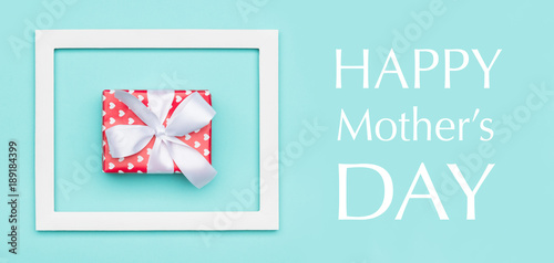 Happy Mother S Day Pastel Blue Candy Colour Background Mothers