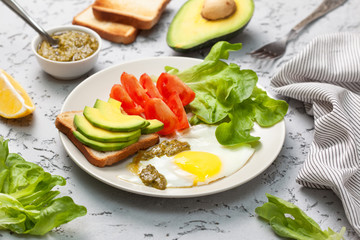 Canvas Print - healthy diet breakfast