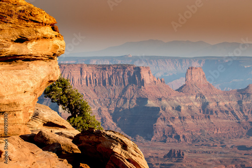 Fotografie, Obraz View of canyons and rock formations in southwest Utah