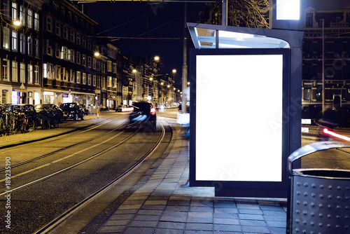 Fotomural Outdoor advertising billboard