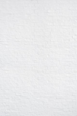 Wall Mural - White brick wall texture and background