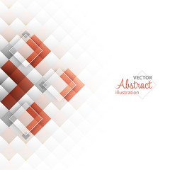 Poster - Abstract background. Square shapes. Vector illustration.
