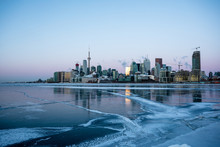 Toronto Skyline In Winter