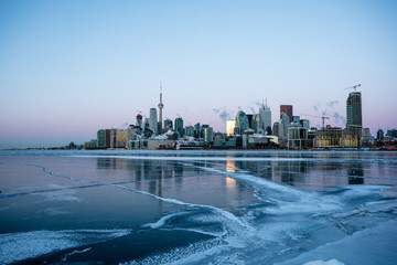 Toronto Skyline in Winter