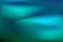 Abstract Teal Background. Blurred Turquoise Water Backdrop. Vector Illustration For Your Graphic Design Banner Or Aqua Poster.