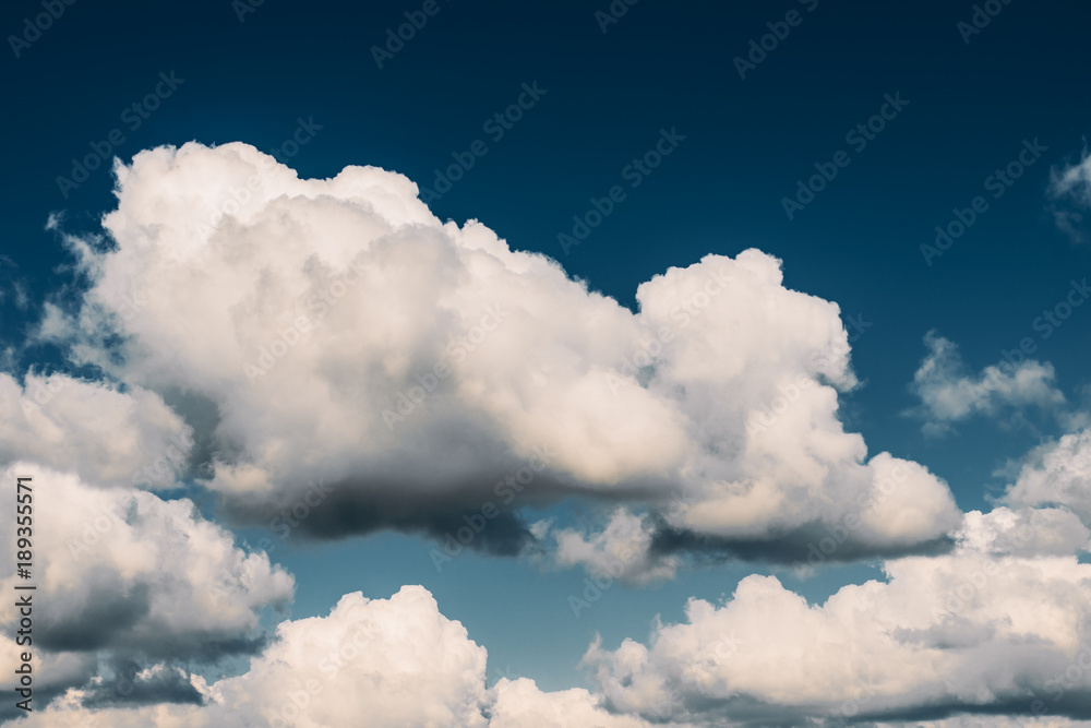 clouds before rain. Dramatic Storm Clouds Area Background - obrazy, fototapety, plakaty 