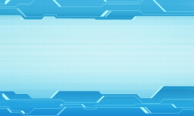 Aufkleber - Abstract future, concept business technology futuristic blue virtual graphic touch screen user interface HUD