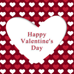 Wall Mural - background from hearts. st. valentine's day.