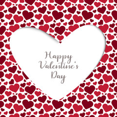 Wall Mural - background from hearts. st. valentine's day.