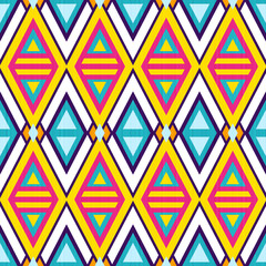 Poster - Geometric texture of triangles and diagonal lines.