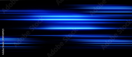 Cuadros en Lienzo Acceleration speed motion on night road