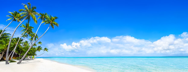 Wall Mural - strand panorama als hintergrund für den urlaub