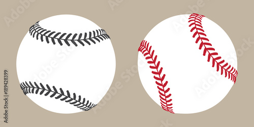 baseball vector ball icon soft ball tennis illustration character Wallpaper Mural