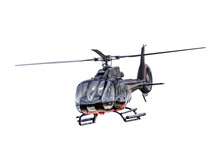 Front View Helicopter Isolated