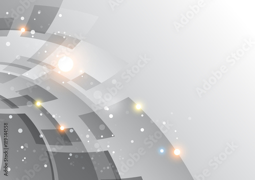 Silver background with abstraction