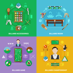 Sticker - Billiards Design Concept