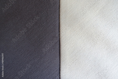Fotomural Brown and cream fabrics sewn together vertically