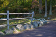 © Barbara - Wood Fence Along a Path in the Woods
