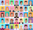 Set of people, vector illustration