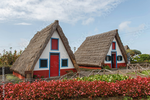 Fotografie, Obraz Casas de Colmo, Santana, Madeira, Portugal