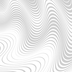 Poster - abstract background with distorted lines. the curvature of space. fluid motion.