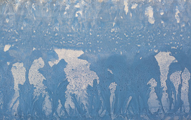 frost on the glass