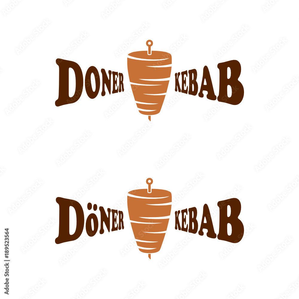 symbol doner döner kebab III Stock Vector | Adobe Stock