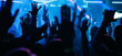 © glazok - dj night club party rave with crowd in music festive