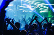 © glazok - dj night club party rave with crowd in music festive
