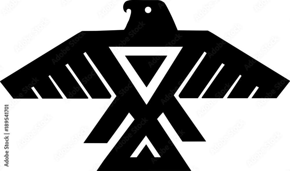 Native American Thunderbird Vector