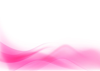 Poster - Curve and blend light pink abstract background 003