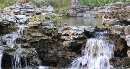 Wall Mural - Water pond in garden, Chinese garden