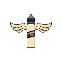 Sticker - personal vaporizer e-cigarette e-juice liquid angel wing