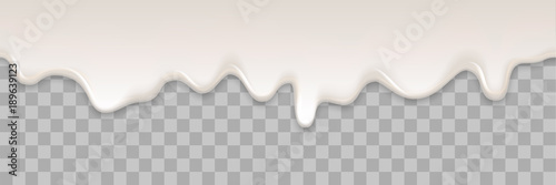 Fotografie, Obraz Yogurt creamy liquid or yoghurt cream melt splash flowing background