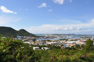 Canvas Print - A View of St. Maarten