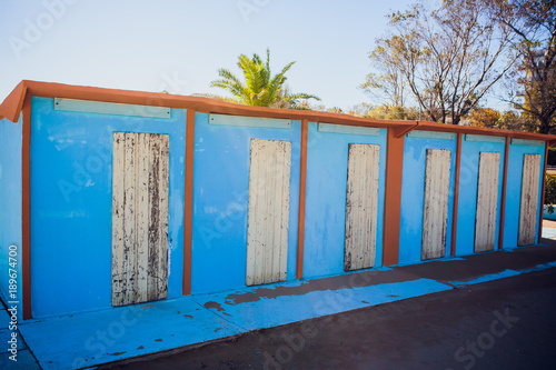 Beach Changing Rooms Blue Cabin Sea Dressing Room Lockers Buy