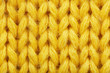 © Africa Studio - Yellow knitted fabric texture as background, closeup