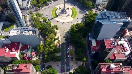 Wall Mural - mexico city aerial