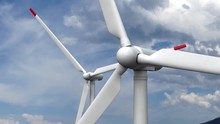 3d Rendered Animation Of Wind Turbines
